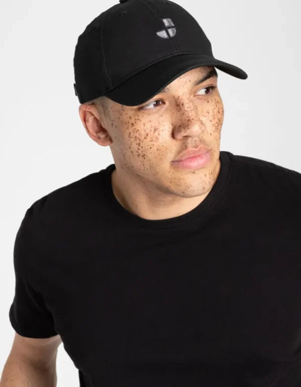 Basecap - Druckknopf-Lasche - schwarz