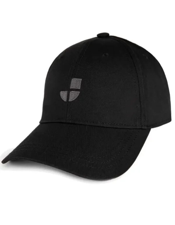 Basecap - Druckknopf-Lasche - schwarz