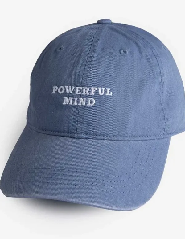 Basecap - Schriftzug - blau
