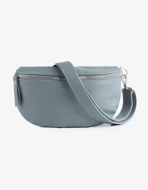 Bauchtasche - Lederoptik - türkis