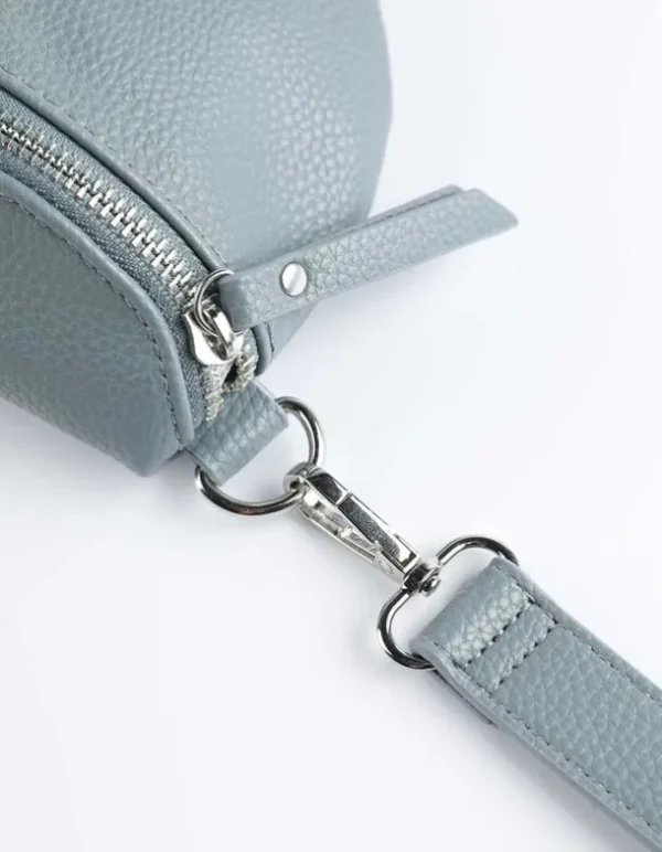 Bauchtasche - Lederoptik - türkis
