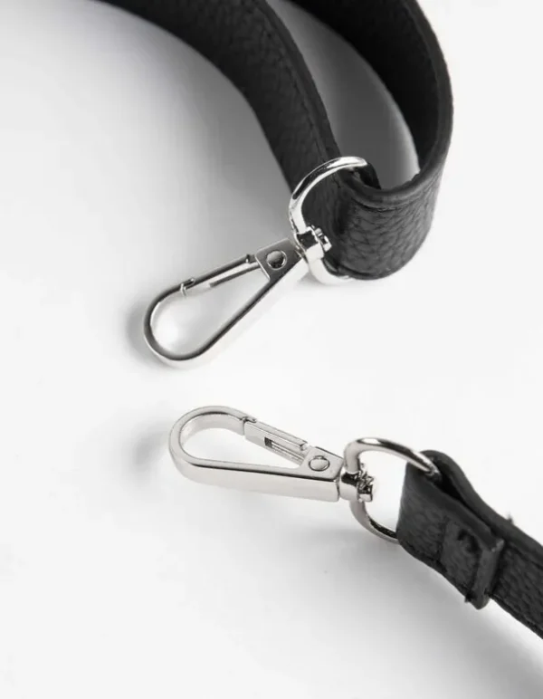 Bauchtasche - Lederoptik - schwarz