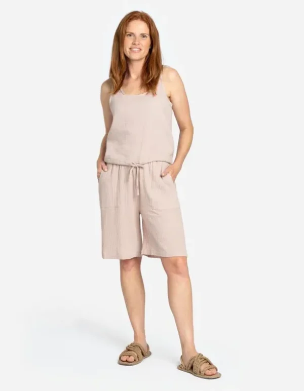 Bermuda - Musselin - beige