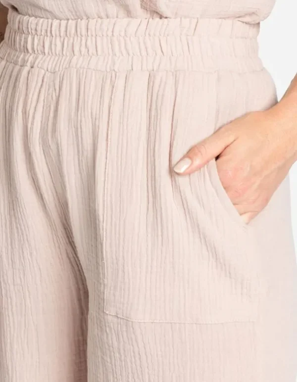 Bermuda - Musselin - beige