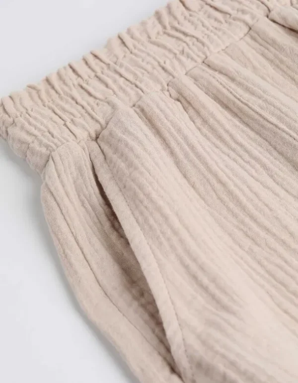 Bermuda - Musselin - beige