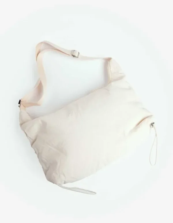 Beuteltasche - einfarbig - beige