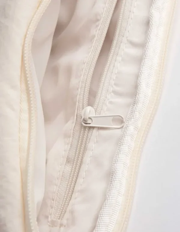 Beuteltasche - einfarbig - beige
