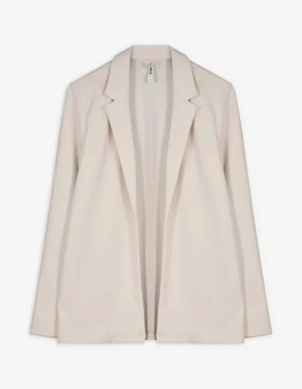 Blazer - Jersey - beige