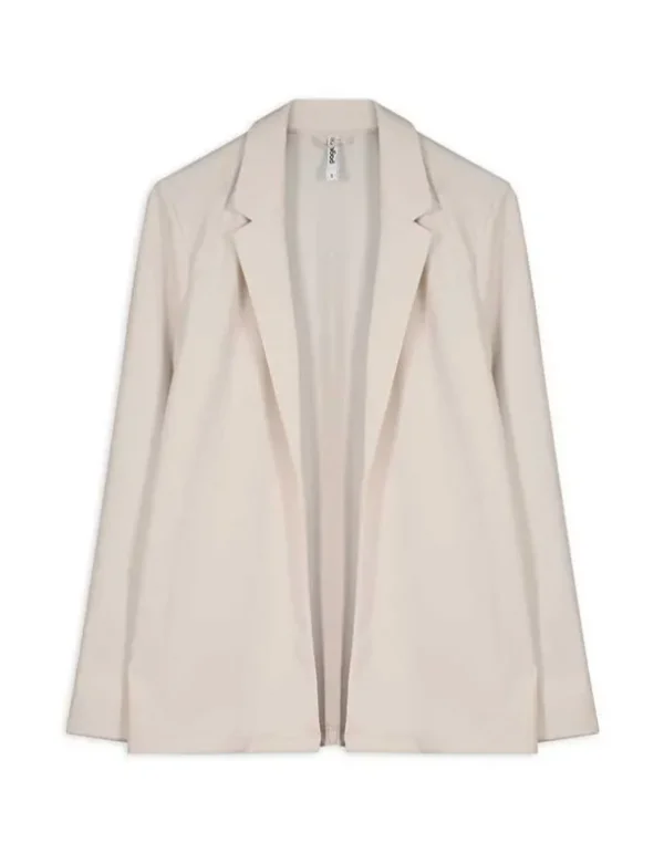 Blazer - Jersey - beige