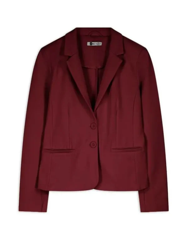 Blazer - Knopfleiste - dunkelrot