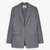 Blazer - Loose Fit - dunkelgrau