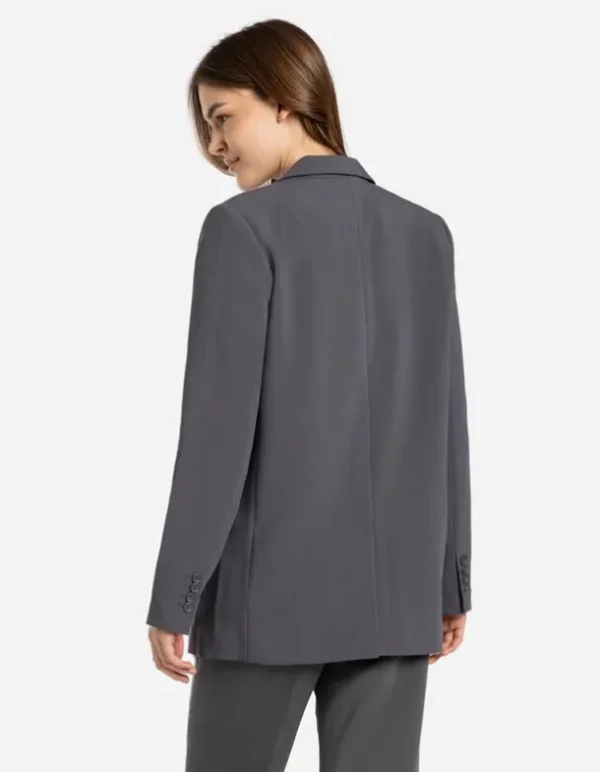 Blazer - Loose Fit - dunkelgrau