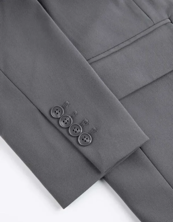 Blazer - Loose Fit - dunkelgrau