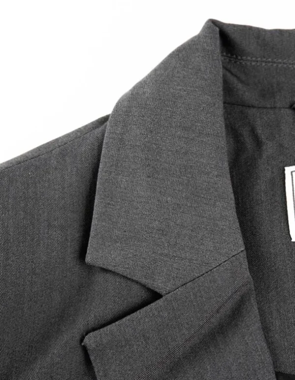 Blazer - Schulterpolster - dunkelgrau