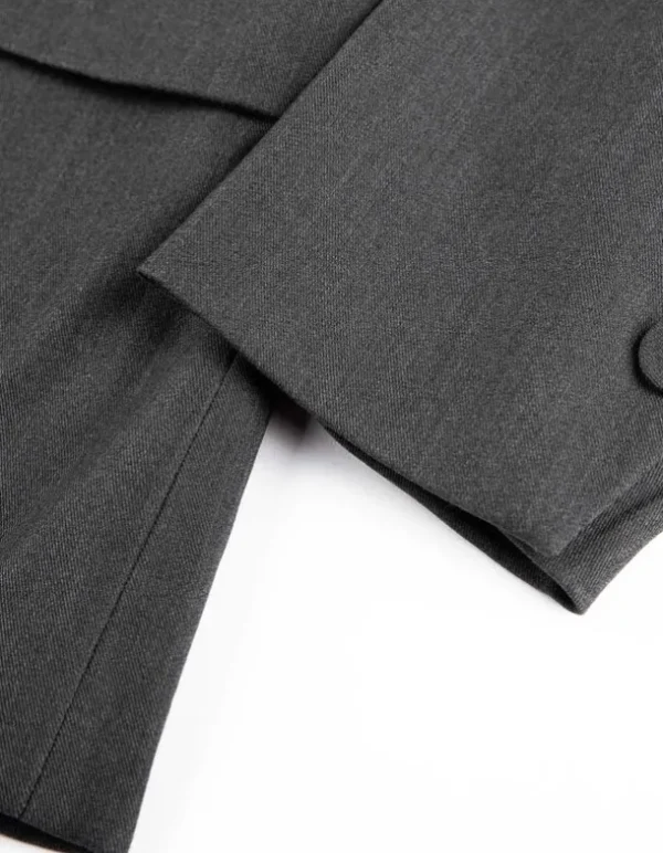 Blazer - Schulterpolster - dunkelgrau