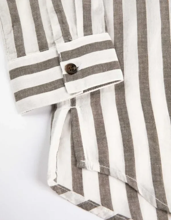 Bluse - Brusttasche - dunkelgrün
