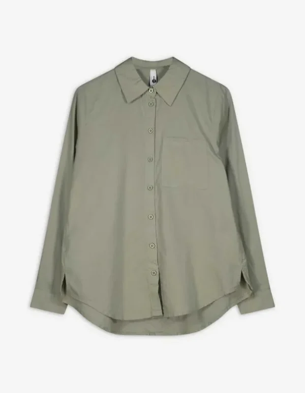 Bluse - Brusttasche - grün