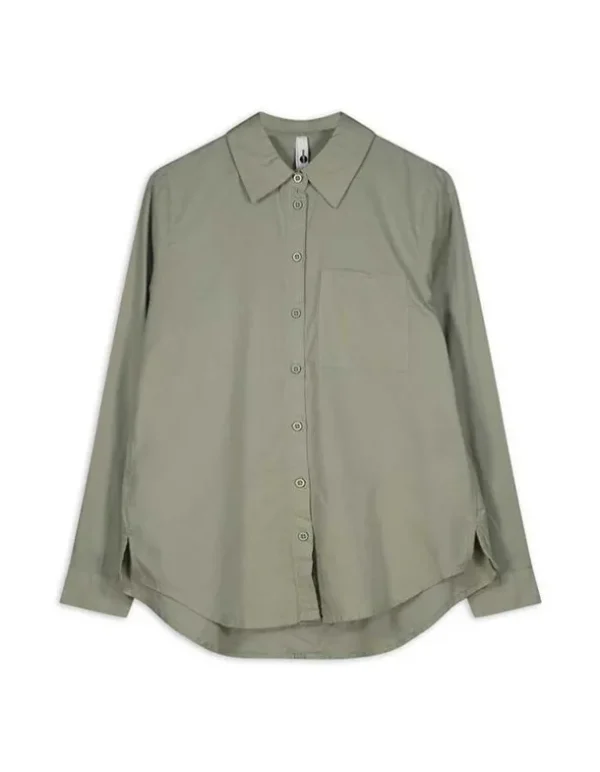 Bluse - Brusttasche - grün