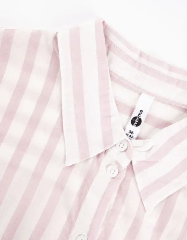 Bluse - Brusttasche - lila