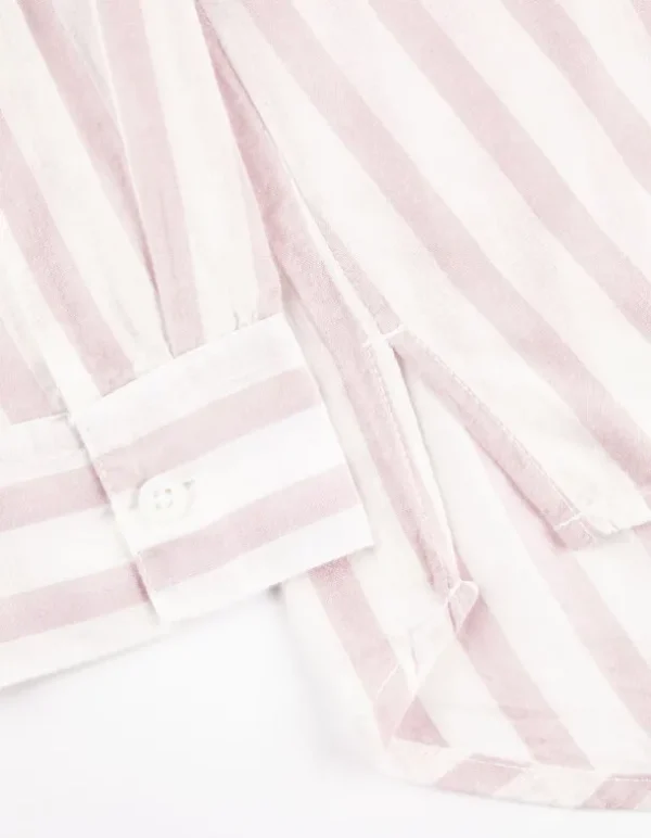 Bluse - Brusttasche - lila