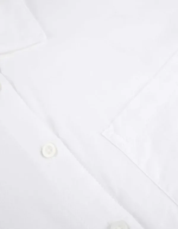 Bluse - Brusttasche - weiß