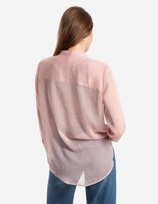 Bluse - Chiffon - lila