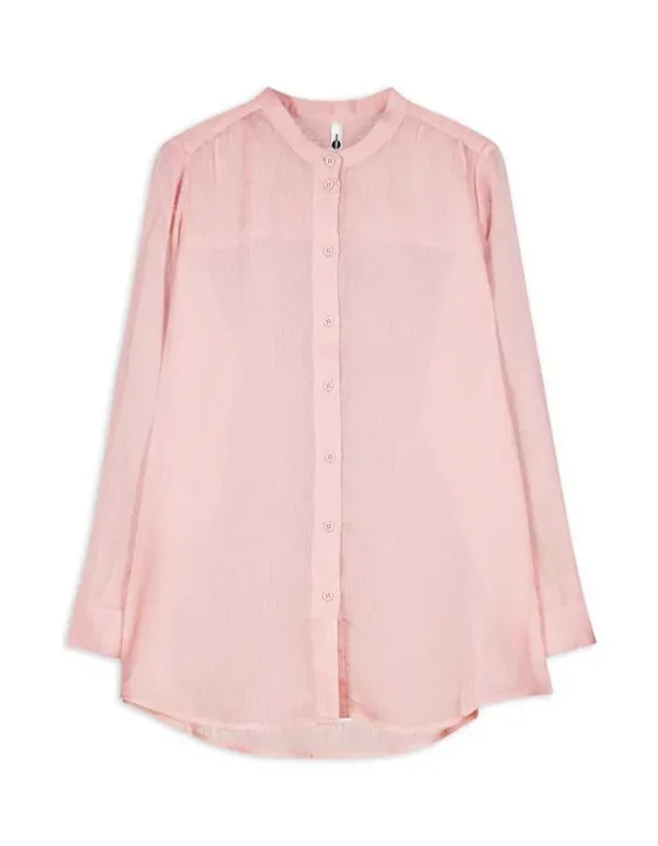 Bluse - Chiffon - lila