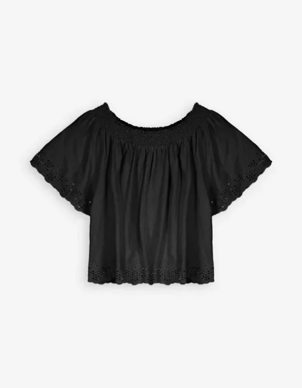 Blusenshirt - Carmen-Ausschnitt