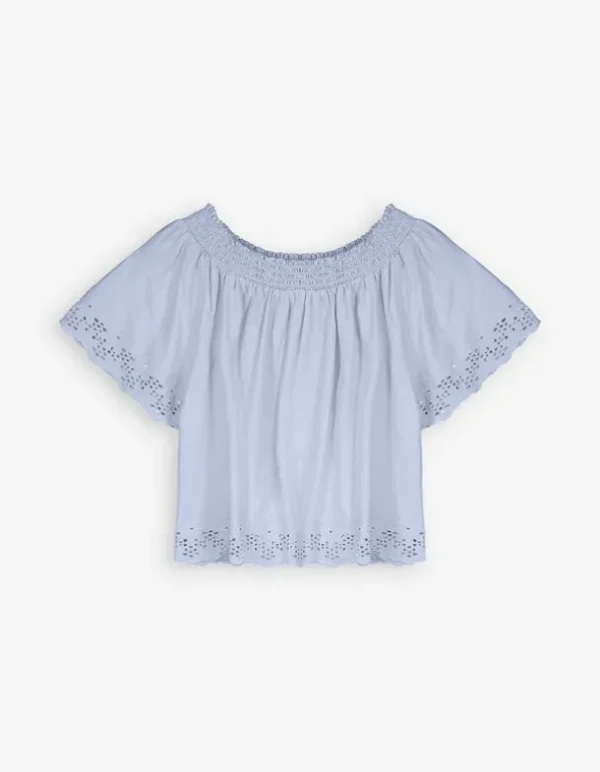 Blusenshirt - Carmen-Ausschnitt