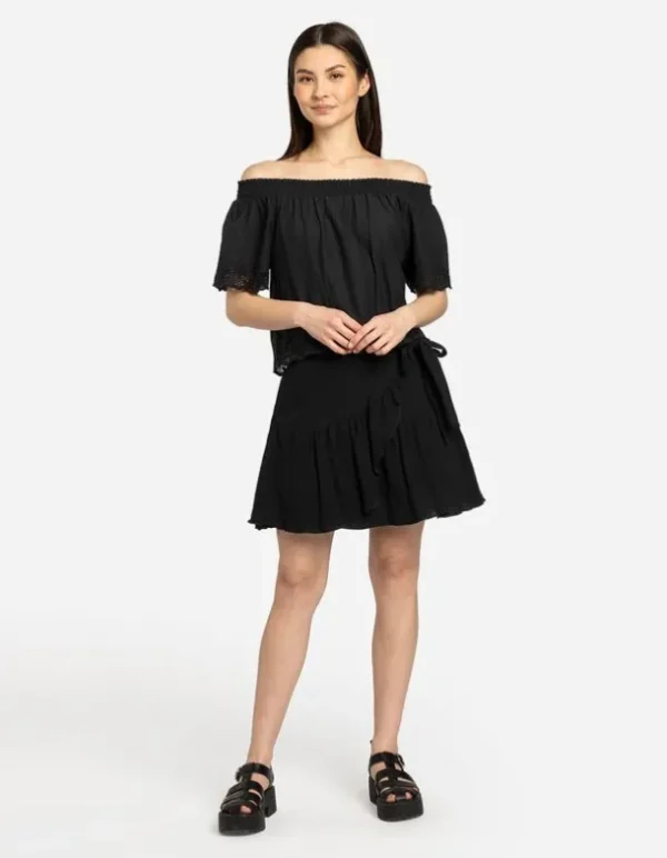 Blusenshirt - Carmen-Ausschnitt