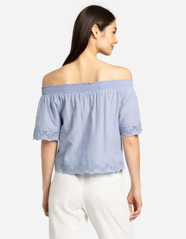 Blusenshirt - Carmen-Ausschnitt
