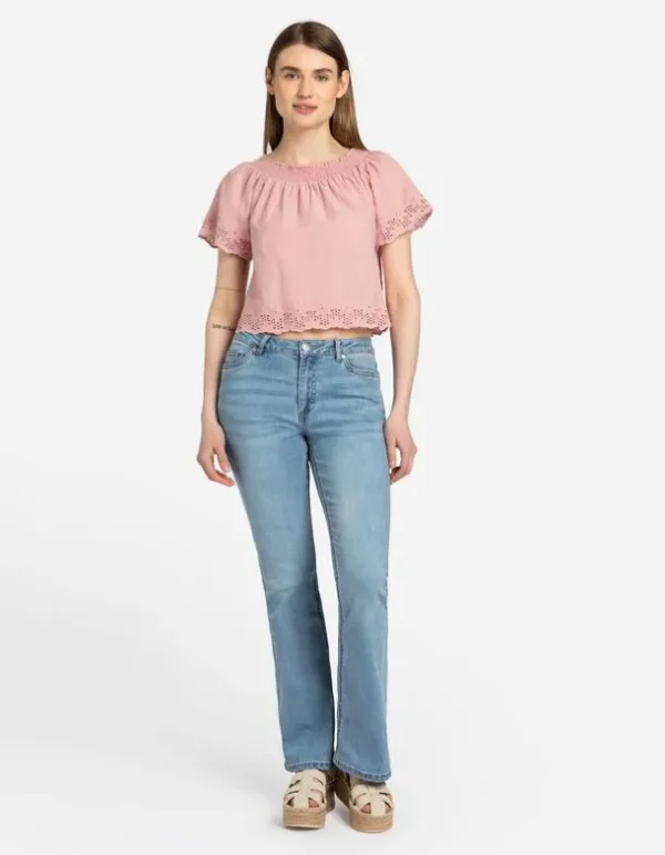 Blusenshirt - Carmen-Ausschnitt