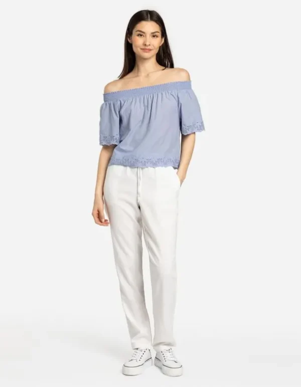 Blusenshirt - Carmen-Ausschnitt