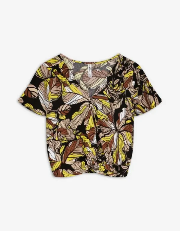 Blusenshirt - Wickeloptik