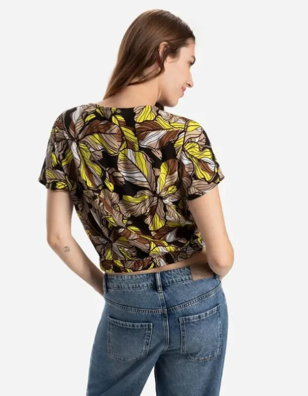 Blusenshirt - Wickeloptik