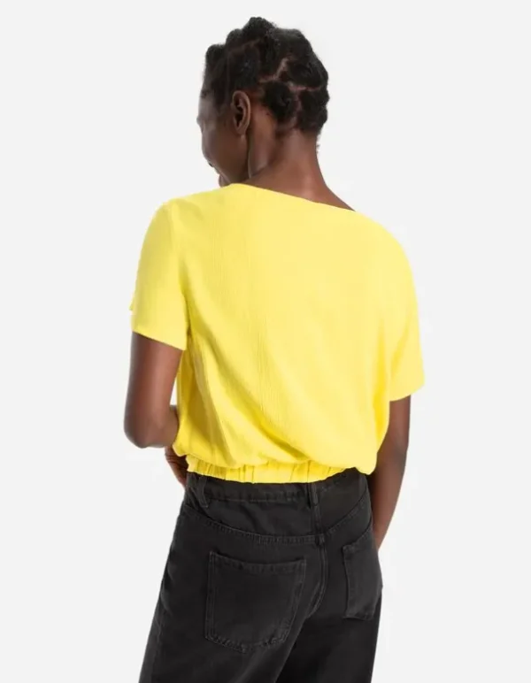 Blusenshirt - Wickeloptik