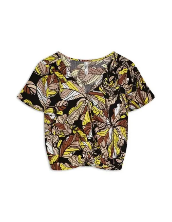 Blusenshirt - Wickeloptik