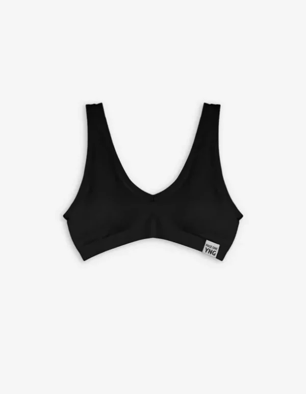 Bralette - Stretchanteil - schwarz