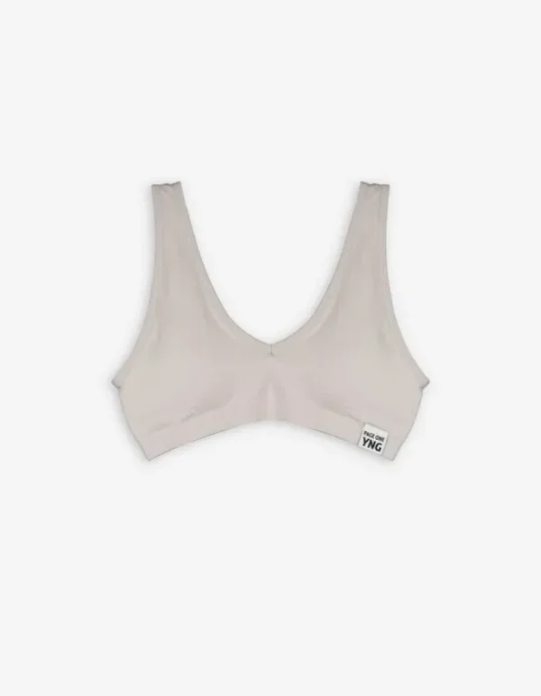 Bralette - Stretchanteil - hellgrau
