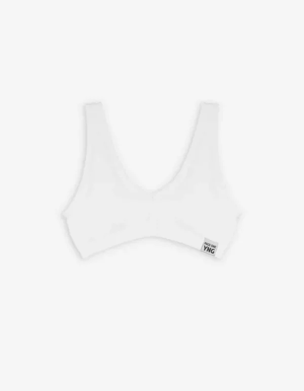 Bralette - Stretchanteil - weiß