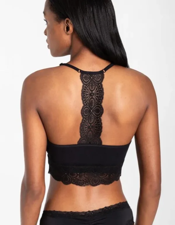 Bustier - überwiegend nahtlos - schwarz