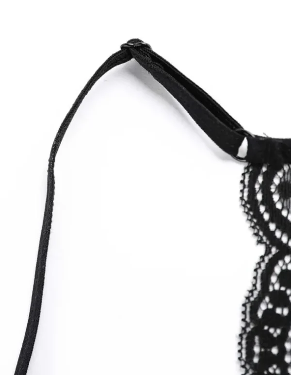 Bustier - überwiegend nahtlos - schwarz