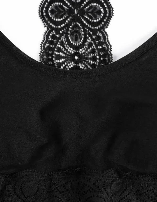 Bustier - überwiegend nahtlos - schwarz