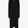 Cardigan - Bindegürtel - schwarz