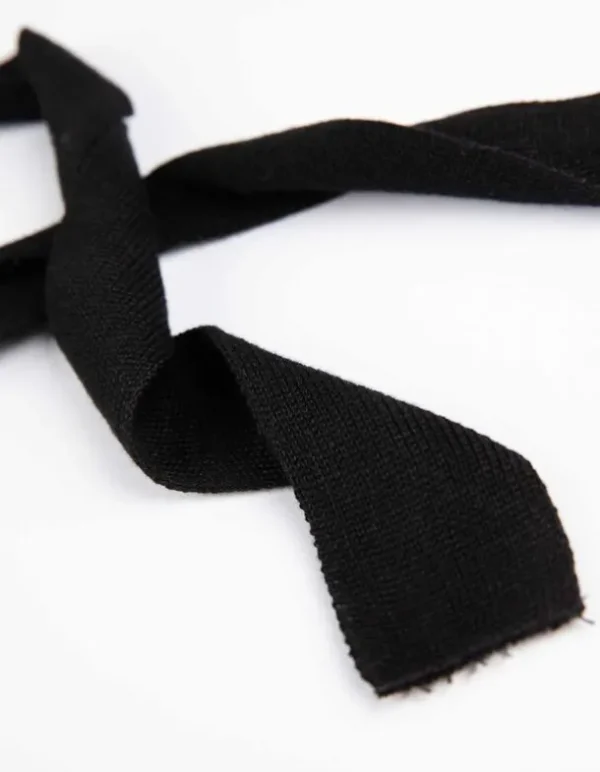 Cardigan - Bindegürtel - schwarz