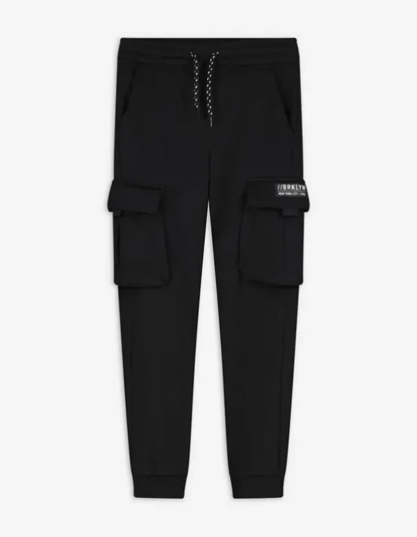 Cargohose - Aufgesetze Taschen - schwarz