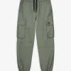 Cargohose - Aufgesetze Taschen - türkis
