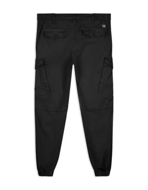 Cargohose - Aufgesetze Taschen - schwarz