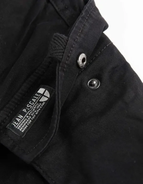 Cargohose - Aufgesetze Taschen - schwarz