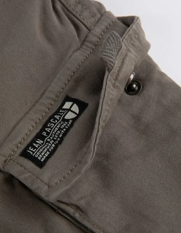 Cargohose - Aufgesetze Taschen - grün